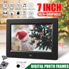 Цифровая фоторамка 7 дюймов HD TFT-LCD 1024x600 Цифровая фоторамка Будильник MP3 MP4 Видеоплеер