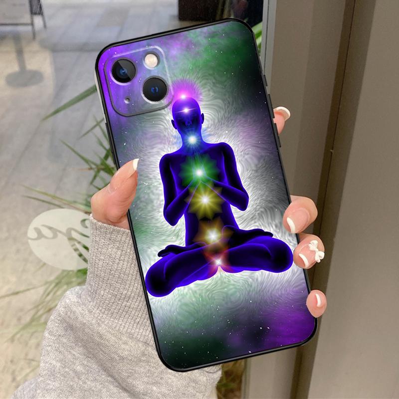 Чехол для iPhone 17 Pro Max 15 14 13 12 11 16 Pro Max Plus 12 13 Mini 16e 17 Air с мандалой, чакрами, для йоги, задняя крышка