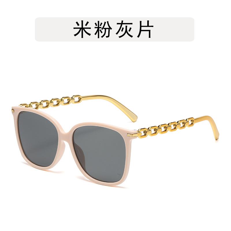 Vintage Retro Designer Sunglasses Woman Fashion Trendy Square Shape Sun Glasses for Women Chain Leg Female Sunglass