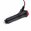 Kebidu 12V 24V Car Cigarette Lighter Socket Splitter Plug Connector Power Adapter On Off Switch Universal Charger Power Adapter