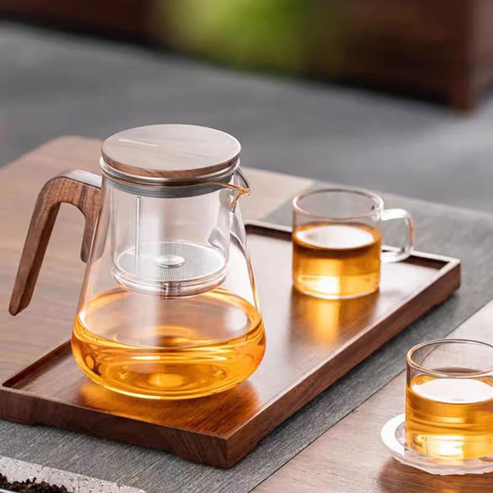 Чайник Bonston из термостойкого стекла, магнитный выключатель, 27 унций