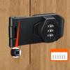 Household Cabinet Password Hasp Locks Cabinet Door Combination Lock Door Security Slide Latch Lock for Small Doors Cabinets Door