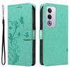 For Oppo A5 4G/5G/A80 5G/A3 5G/A3 Pro (India) 5G/A3 Pro (Global) 5G PU Leather Cases Flower Pattern Wallet Cover with Strap