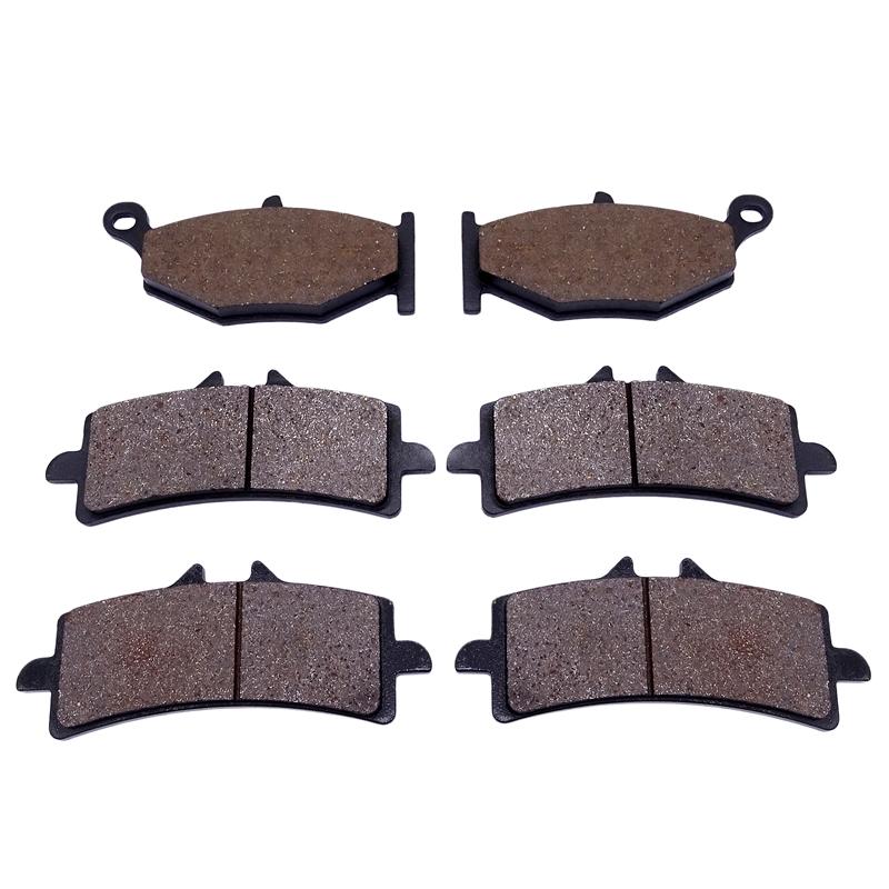 1 Set Motorcycle Front Rear Brake Pads Set Kit for SUZUKI GSX1300 GSX 1300 Hayabusa GSX1300R GSX1300 R Brembo Calipers 2013-2015