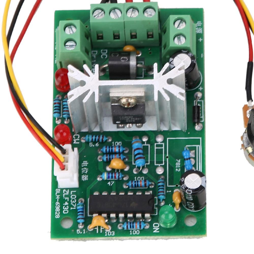 5V-30V DC Input PWM Motor Controller Reversing Switch Variable Speed Controller  For RV