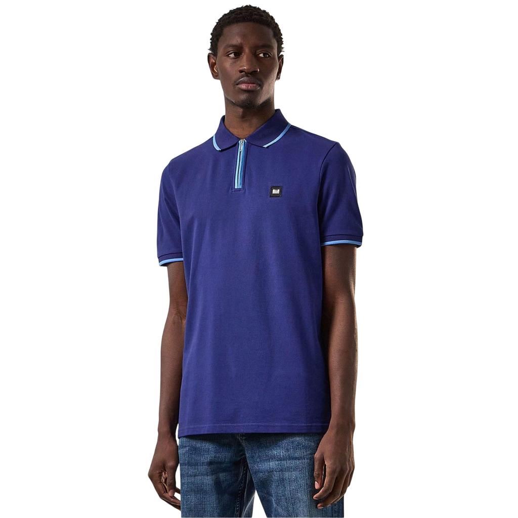 Weekend Offender Mens Shore Zipped Polo Shirt