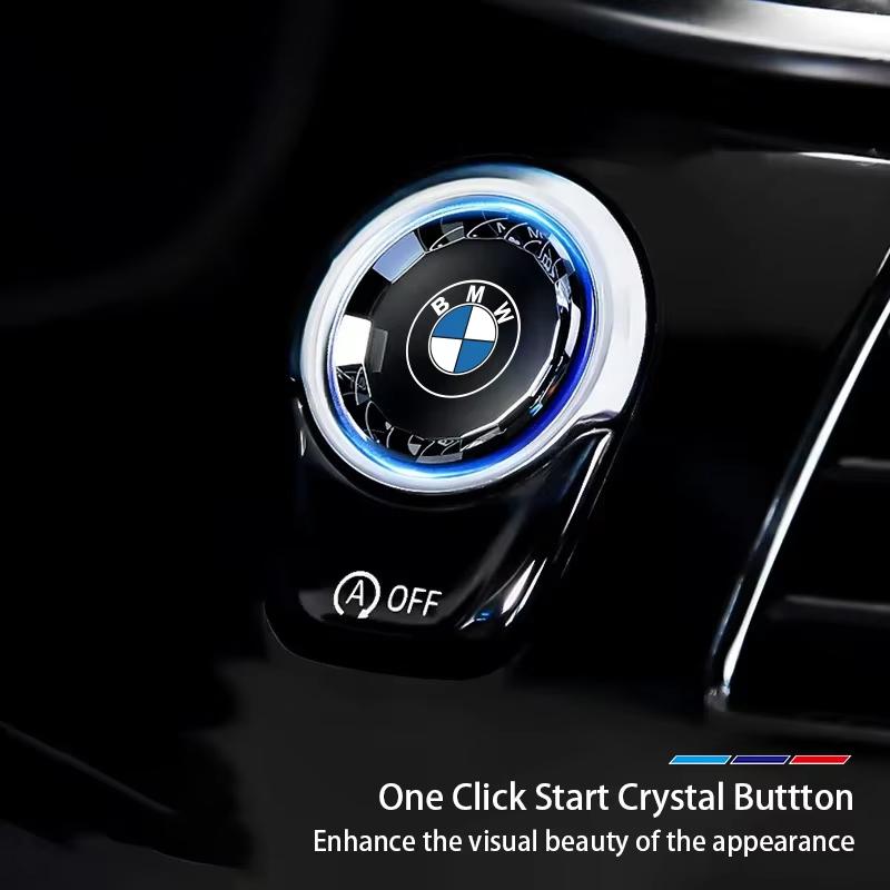 Motorcycle sticker/Car Engine One-button Start Crystal Button SD9 Accessories For BMW G80 G06 G07 G42 G14 G15 G16 F82 F20 F21 F83 M2