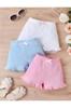 Летние шорты из 3 предметов с рюшами для маленьких девочек и детей, байкерские шорты