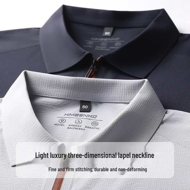 TUCANO Men's Ice Silk Quick Dry Polo Shirt
