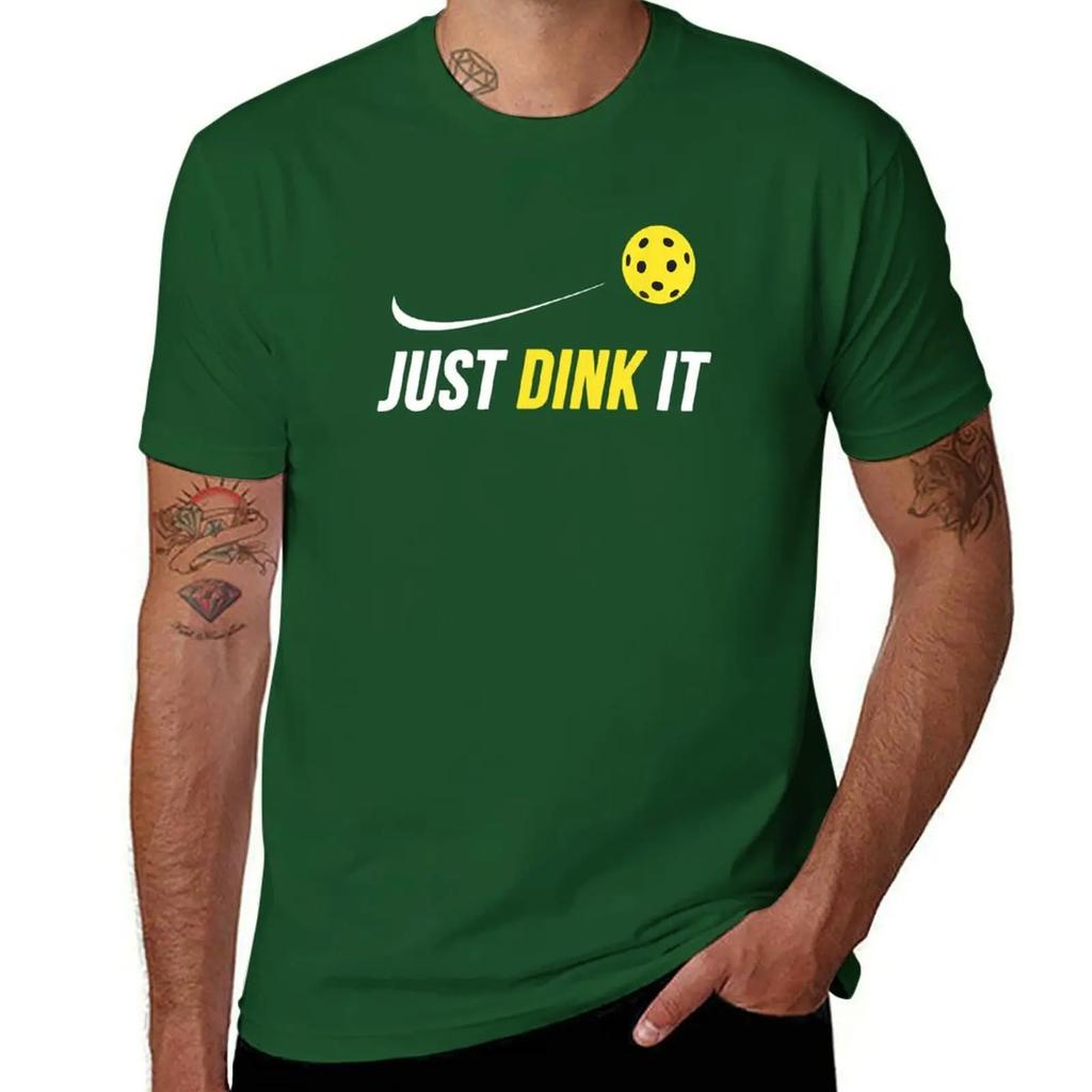 Just dink it funny pickleball T-Shirt summer clothes vintage basketball graphic tees t shirts for men