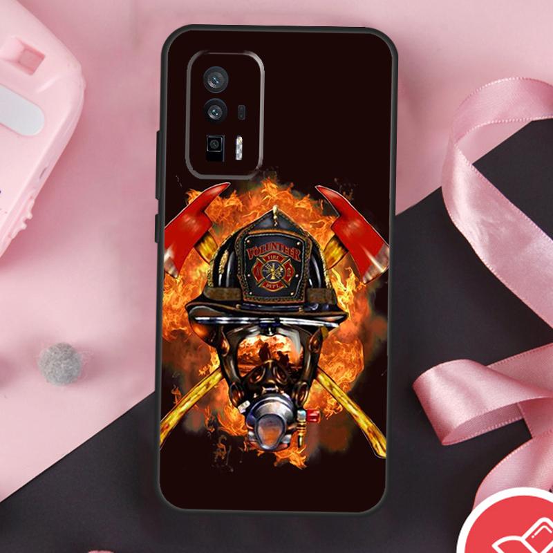 Чехол Пожарный Пожар Пожарный Для Xiaomi 14 Ultra Mi 15 13 11T 12T 13T 14T Pro POCO X7 Pro X3 X5 X6 F5 F6 F7