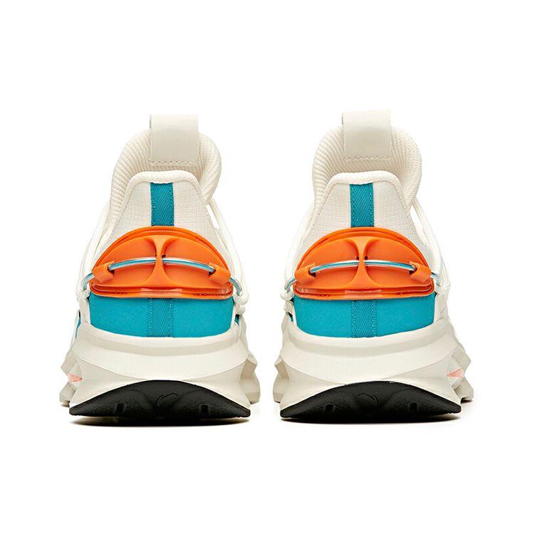 Anta UFO амортизирующие нескользящие износостойкие низкие кроссовки для бега мужские кроссовки белые зеленые 912045513-6