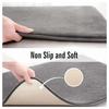 Ultra Soft Non-slip Memory Foam Bath Mat Water Absorbent Bath Rug Shower
