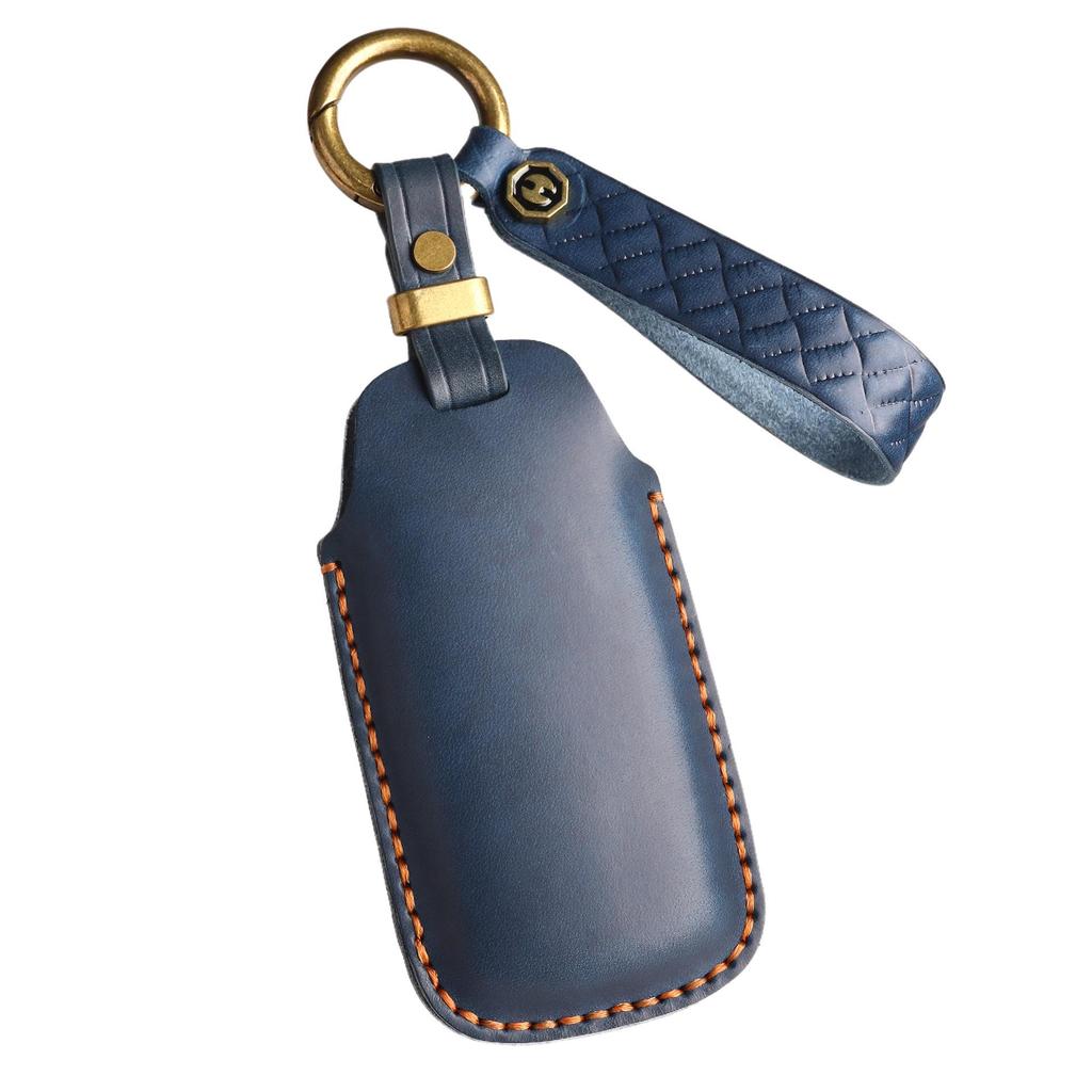 Чехол для ключа из натуральной кожи в стиле ретро для Chery Tiggo 8PLUS Haoxiang Remote Control Protection