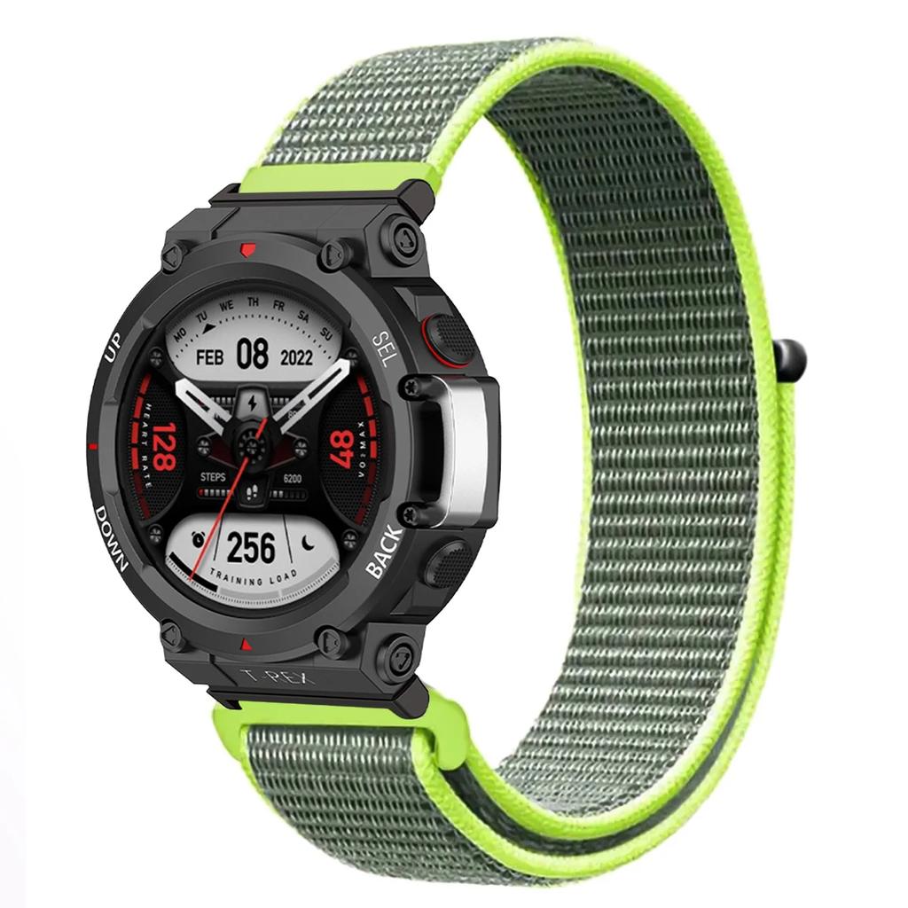 Нейлоновый ремешок-петля для умных часов Huami Amazfit T-REX 3/2, женский/мужской браслет для Amazfit T-Rex/T-Rex Pro, ремешок на запястье Correa