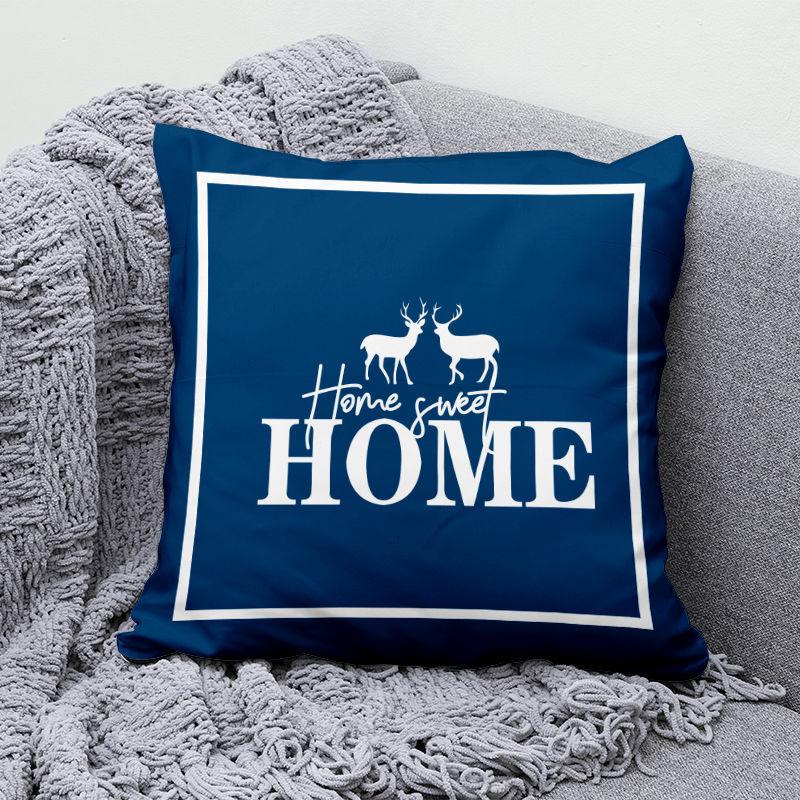 Легкая роскошь Оранжевая геометрическая подушка Высококлассная для дома Гостиная Диван Офисное сиденье Подушка-ядро Наволочка