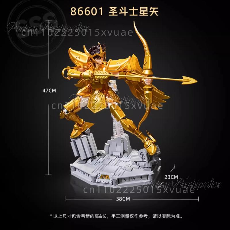 Pantasy Saint Seiya Building Blocks Sagittarius Anime Assembly Model Toys Collection Figure Desktop Decoration Christmas Gifts