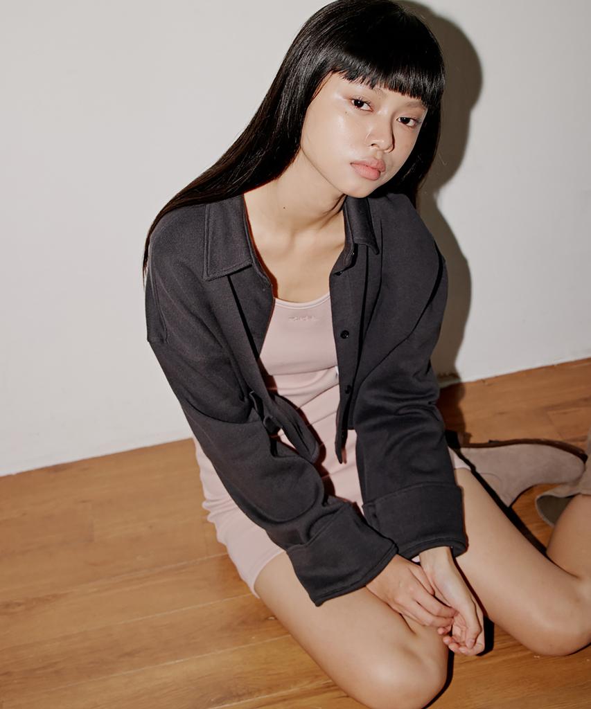 TOPGIRL Укороченные удобные рубашки с одним карманом_T326Ot800