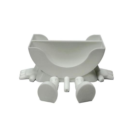 Забавный держатель для губок с дренажем Креативный органайзер для раковины на кухню 3D-печатная улыбающаяся подставка для губок Аксессуар для кухонной раковины