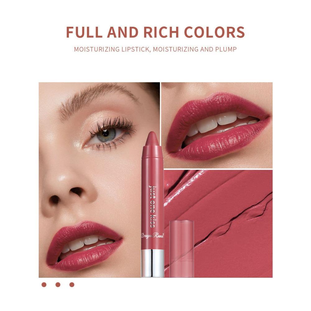 Dragon Ranee Увлажняющая губная помада, кристально-красная, телесная, красная фасоль, красная ручка, нить для губ, ручка-бальзам для губ, однотонный блеск для губ