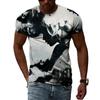 Модные креативные мужские футболки в стиле ретро с граффити, летние индивидуальные футболки с графикой и 3D принтом Harajuku, футболки с короткими рукавами, топ