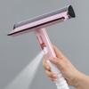 2 In 1 Glass Cleaning Tool Double Sided Detachable Rod Window Cleaner Spray Mop Wiper with Spray Bottle