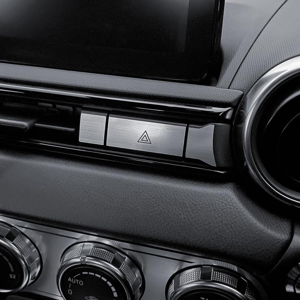 Панель опасности лаборатории Aoeiling для Mazda Roadster ND (Алюминий, Стиль «Волосок») Косметика для конкретного автомобиля