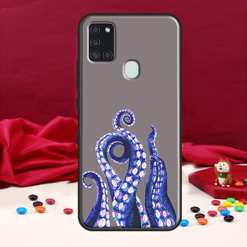 Octopus Case For Samsung Galaxy A34 A54 A14 A53 A13 A51 A71 A50 A12 A22 A32 A52 A72 Phone Cover