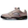 Кроссовки унисекс Paris Saint-Germain x Air 5 Retro Low Paname серая пемза Game-Royal DX6325-204