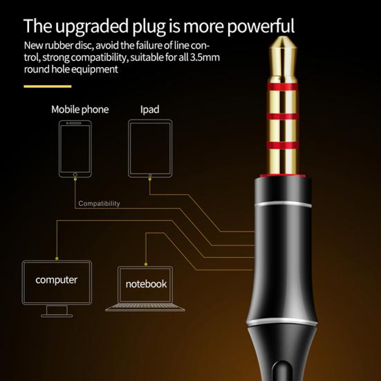 X3 Простые наушники, стабильная передача, интеллектуальное проводное управление, шумоподавление