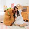 Genuine Lotus Leaf Kapibara Doll Cute Capybara Jun Plush Toy Children's Sleeping Pillow Ragdoll