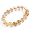 Eigado Rutilated Quartz 11mm 17cm Wrist Limited Natural Power Prayer Good Luck Feng Shui Bracelet, Stone, Circumference, One-of-a-Kind, Edition,