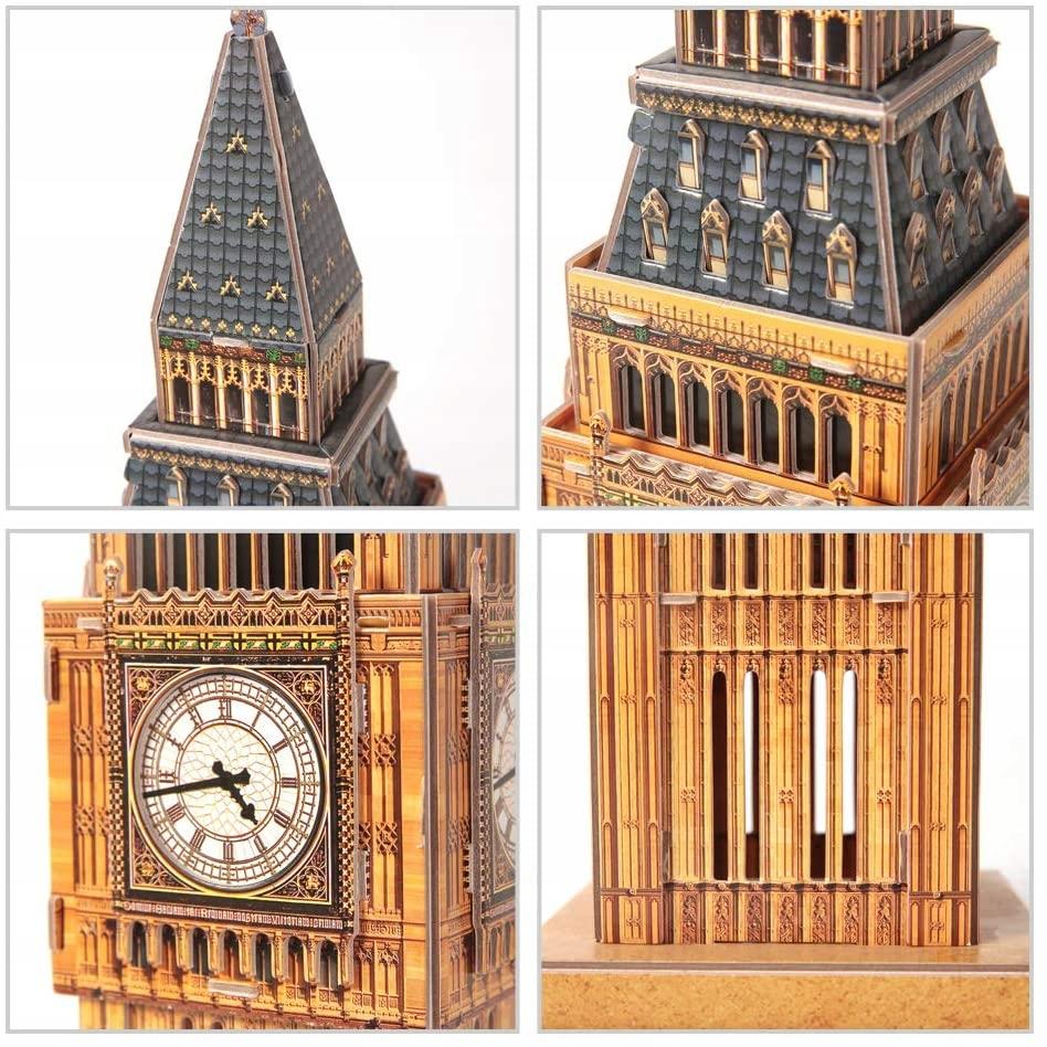 Cubic fun puzzle 3d światowa architektura zegar big ben 44 elementów c094h