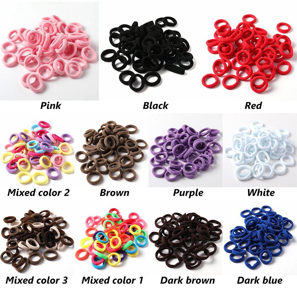 No-damage Nylon Hair Accessories Scrunchies Hair Rope Ties Rubber Bands Elastic Hair Bands