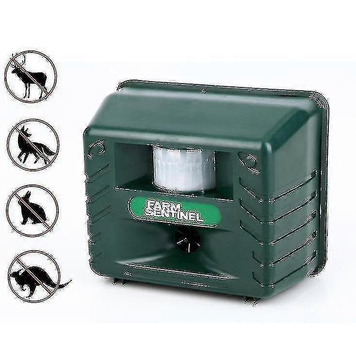 Garden Outdoor Ultrasonic Rodent Repeller, Pest Raccoon Bird Animal Repeller