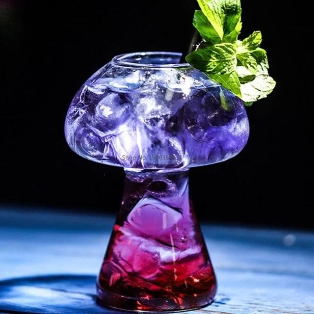 Creative Glass Cocktail Cup Bar Mixing Cup Set Martini Champagne Wine Cup Bird Body Bear Globe Drink Cup Party