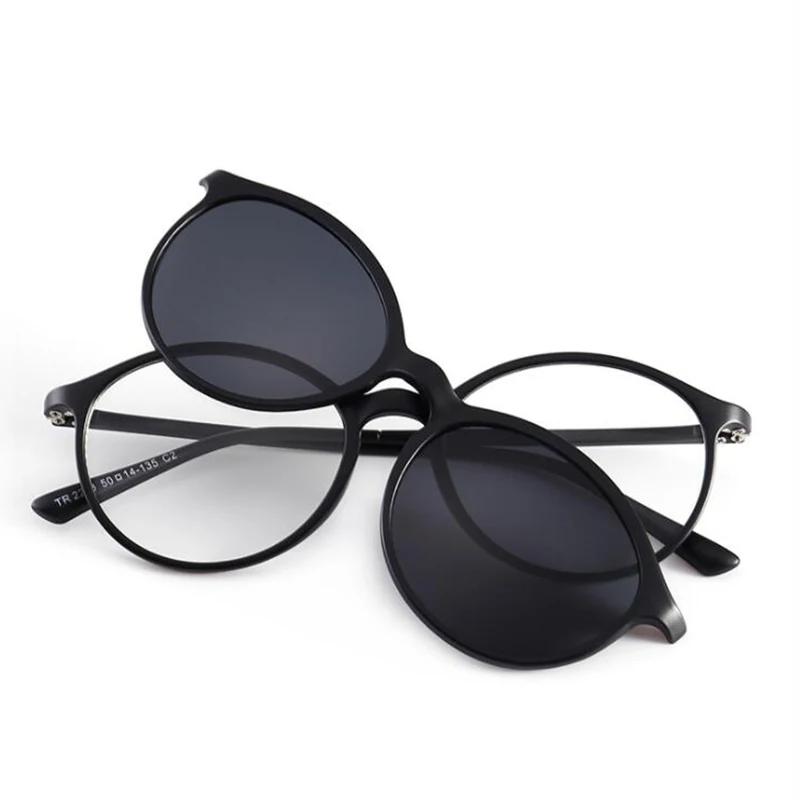 2223 Магнитная клипса Круглая оправа Очки для близорукости 0 -0.5 -1.0 -1.5 -2.0 -2.5 -3.0 -3.5 -4.0 -4.5 -5.0 -5.5 -6.0