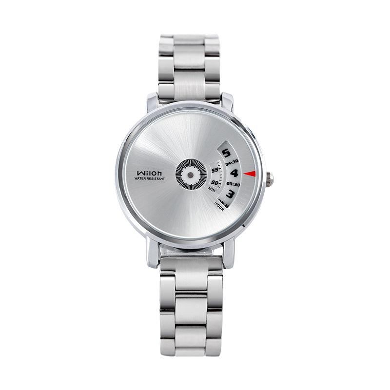 Men's Watch Korean Fashion Spin Korean Style Men's Watch Trendy Personality Turntable Steel Band Watch for Men