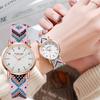 Новые модные персонализированные простые часы, женские часы, цифровые часы с ремнем и бабочкой