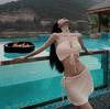 Swimsuit female split skirt 1011 new ins Internet celebrity wind fairy sexy and thin pure desire wind women's hot spring