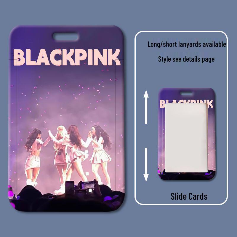 Силиконовый держатель для карт Blackpink для студенческого или рабочего удостоверения