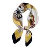70 Silk Scarf: Small Square for Women - Lightweight Korean Fashion, Perfect for Spring, Summer, Autumn; Stylish for Flight Attendant or Neck Accessory