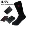 Unisex Electric Heated Socks Rechargeable Battery Power Foot Winter Warmer Socks