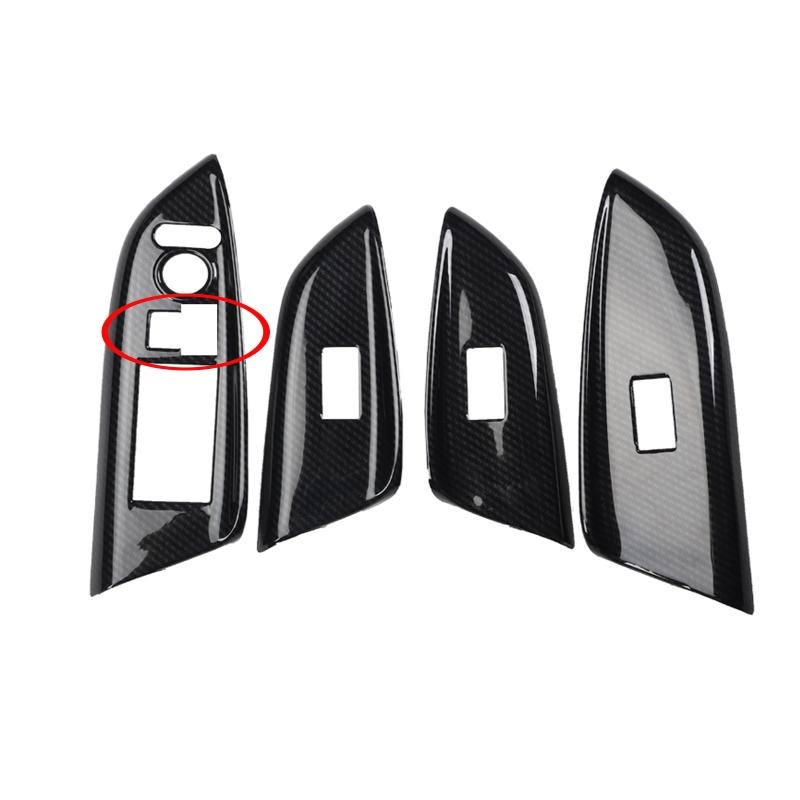 RHD For Honda Fit Jazz GK5 2015-2018 ABS Door Handle Window Lift Panel Switch Button Cover Sticker Car Interior
