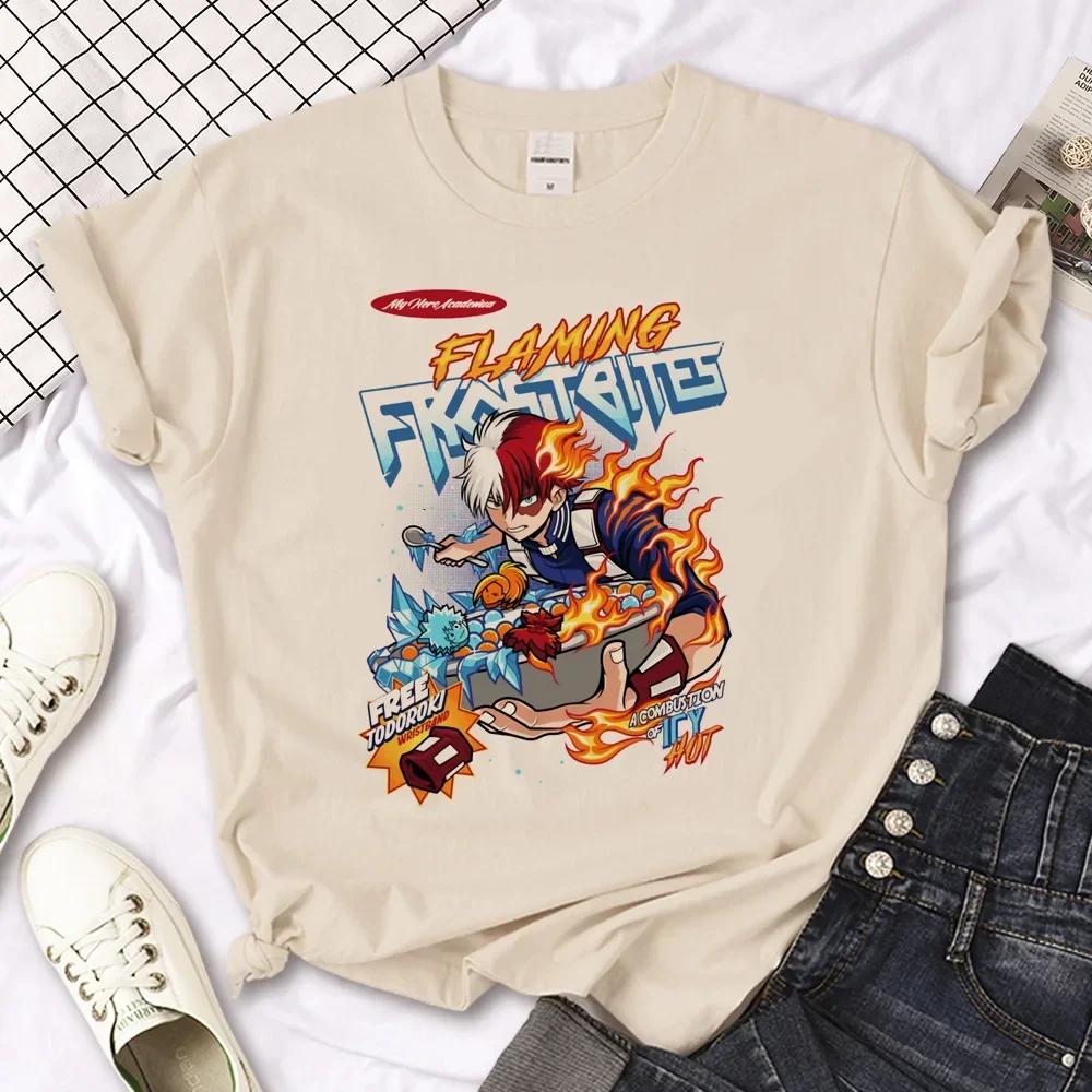 Футболка унисекс My Hero Academia для женщин, унисекс, уличная одежда, футболка Harajuku для девочек, унисекс, уличная одежда Y2k, графические футболки