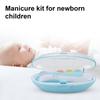 Electric Baby Nail Trimmer with 6 Grinding Heads Newborn Infant Nail File Clipper with Light Toddlers Manicure Toes Fingernails Care Trimming Tools