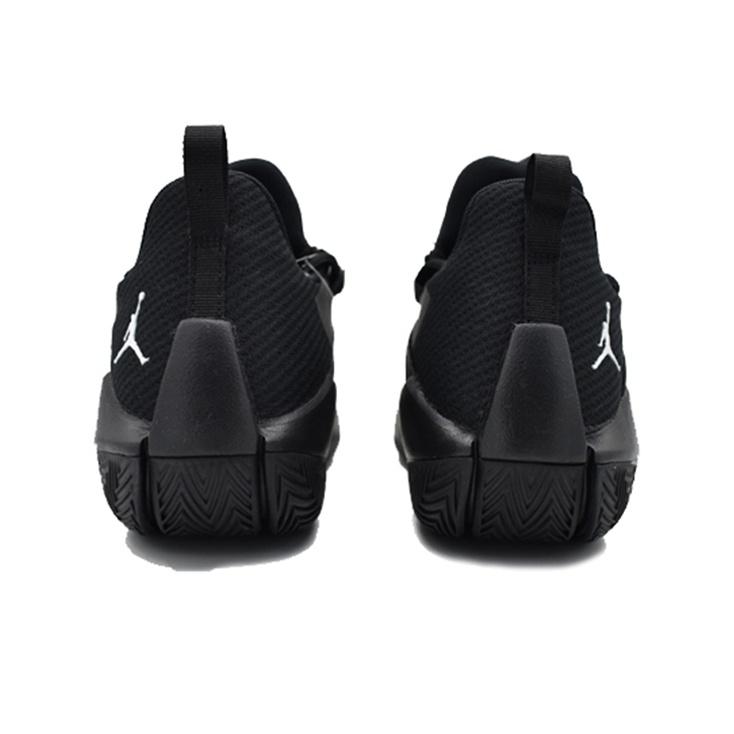 Jordan Jumpman Hustle PF Амортизирующая Поддержка Низкие Баскетбольные Кроссовки Унисекс кроссовки Черные AQ0394-001