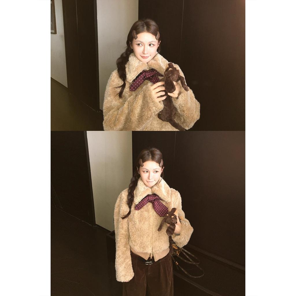 Anna sauce Jiao sister private clothes YB new environmentally friendly fur old money Mao Mao jacket women