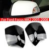 Для Ford Focus MK2 2005-2008 Замена Крышка Бокового Зеркала Заднего Вида Автомобиля Колпак Крыла Наружная Дверь Корпус Зеркала Заднего Вида Отделка Глянцевый Черный