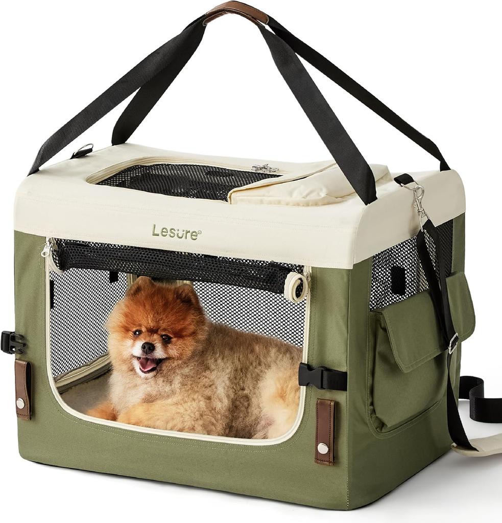 Складная дорожная клетка для маленьких собак, переносная мягкая клетка для домашних животных для улицы и дома, складная тканевая будка для собак с ручкой